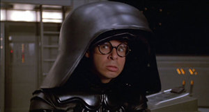 Lord Dark Helmet, scooter aficionado"?
