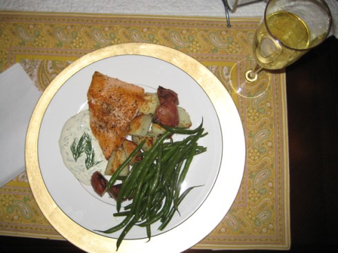 Grown-up dinner for real